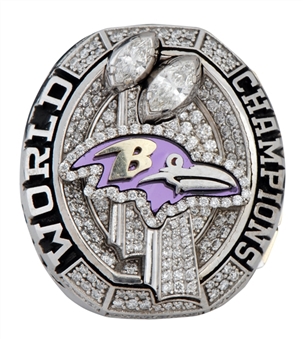 2012 Baltimore Ravens Super Bowl Championship Player Ring- Omar Brown